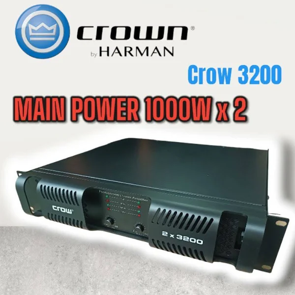 Cục đẩy Crow 2x3200